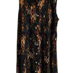 Beach Lunch Lounge Shirt Sleeveless Dress XS Black Whimsigoth Western Aztec Photo 0