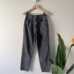 Urban Outfitters BDG Mom Jeans Charcoal 100% Cotton Denim Jean Zipper button EUC Photo 1