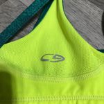 Champion Green/Neon Yellow Sports Bra; small Photo 1