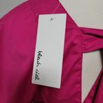 Bleuh Ciel  magenta bow back blouse size medium Photo 6