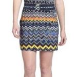 bcbg maxazria • chevron geometric print dress Photo 0