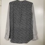 Equipment NWOT  black floral silk button down blouse shirt size medium Photo 4