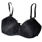 Victoria's Secret Victoria’s Secret Black moon and stars Lace Bra push-up Photo 0