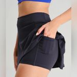 Berlook Activewear Navy Blue 2 in 1 A Line Mini Skirt Photo 1