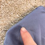 Carmen Marc Valvo Imperfect NWT 2X blouse slate blue blouse button bell sleeves Photo 2