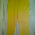 Christopher & Banks  yellow straight leg ankle pants Photo 1