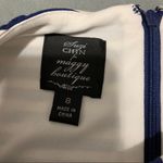 Suzy Chin for Maggy Boutique Navy Dress EUC Sz 8 Blue Photo 3