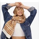 Timberland  Scarf Wheat Plaid One Size unisex SOFT COZY Photo 4