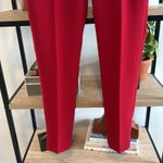 Banana Republic  Mid-Rise Martin Fit Red Woven Career Dress Pant Trouser, 4 Photo 2
