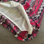 Paradise Multicolored V Neck Swim Suit Cover Up Dress Medium NWT Blue Photo 4