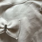 Anthropologie English Factory White Bow Sweater NEW Photo 3