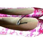 White and Pink and Purple Tie Dye Women's Slip On Shoe Size 9 #551 Photo 0