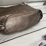 Brighton  Barbados Hobo Metallic Bronze Pebbled Leather Bag Roomy & Pockets Photo 3