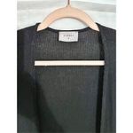 Everly  black ruffle cardigan Photo 2