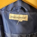 Jessica London Quilted Lightweight Puffer Parka Jacket Blue (16) Photo 13