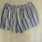 Briggs Pull On Elastic Waist Linen Rayon Shorts Large Drawstring XL Photo 1