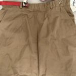 L.S.A. Classics Brown Skirt And Red Belt Vintage 80s? Deadstock Read 28 waist Size undefined Photo 3