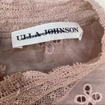 Ulla Johnson  Elena Silk Eyelet Lace Pale Pink‎ Feminine Coquette Dress 8 Photo 6