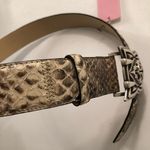 Basler Vero Pitone genuine snakeskin belt. Size 36 Photo 5