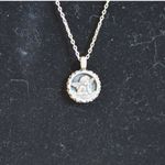 Mariana Guardian Angel Swarovski Crystal 16 Inch Silver Tone Necklace Photo 1