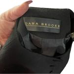 Vintage Dana Brooke Black Wool Cardigan‎ Sweater Size 10 Photo 3