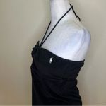 Ralph Lauren  Blue Label Black Halter Midi swimming cover up Dress size M Photo 4