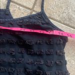 Tibi Fil Coupe Fringe Ruffle Cami Tank Top in Navy Blue Photo 12