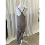 PINK - Victoria's Secret Women's PINK Active Taupe Jumpsuit L Photo 1