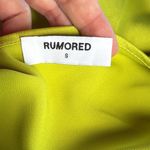 Rumored “Meadow” Mini Dress in Citron Photo 7