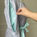 Vintage 80s Byer Too! Shirt Dress Pastel Lavendar Aqua Pink M Purple Size M Photo 4