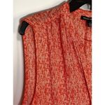 Hilary Radley Women's Lined Layered Sheer Tunic Midi Dress Orange Size 6 Photo 3