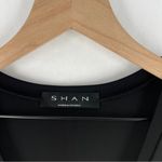 SHAN Classic Black Stretch‎ Jersey Knit Short Sleeve V Photo 1