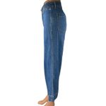Gap Women's Blue High Waisted Cropped Wide Leg Baggy Palazzo Denim Jeans Size 27 Photo 1