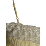 Vintage Baby Doll Dress Yellow Lace Trim Spaghetti Strap Coquette Romantic READ Size undefined Photo 15