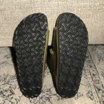 Birkenstock Arizona Big buckle Shearling sandal slide fur olive green Photo 9