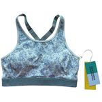 NWT Fair Harbor The Corliss Bra Green Ditsy Floral Sports Bra Size M Medium Photo 1