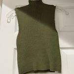 ZARA Knitted Turtleneck Tank Photo 0