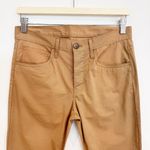 Theory Payden Cotton Stretch Button Fly Twill Pants Tan Office Business Size 0 Photo 1