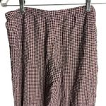 Betsey Johnson Intimates Pajama Pants S Pink Black Check Pockets Elastic Waist Photo 3