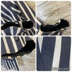 Jones New York Signature Womens 10 Blazer Americana Navy/White Striped Stretch Blue Photo 7