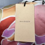 Halogen  Abstract Floral Cap Sleeve Blouse Pink Orange XS NWT Photo 3