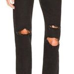 Free People NWT Bren Boyfriend Jeans in Black Magic Photo 0