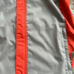 Old Navy Gray Orange windbreaker with hoodie and pockets size XSmall Photo 4