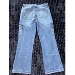 KanCan USA KanCan Jeans Womens Blue Flared Aspen Cargo Holly High Rise Stretch Denim Sz 32 Photo 3