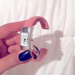 TRENDZ Pink Faux Alligator Print Adjustable Cuff Watch Photo 5