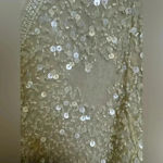 Papell Boutique Vintage Papell Boutique Women’s Sequin Beaded Split Flutter Sleeve Silk Blouse Photo 8