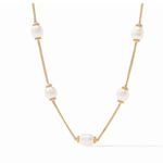 NWOT Julie Vos Gold and White Pearl Necklace Photo 0