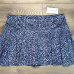 Athleta 17" Ace Printed High Rise Pocket Tennis Skirt Fiji Medieval Violet Sz 3X Photo 0