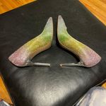 mix no. 6 Stilettos Crystal Embellished Rhinestone Pumps Ombre Pastel Rainbow π Shadow Clear Heel Pride Photo 3