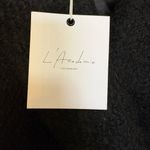 L'Academie NWT L’Academie Black Wool Blend Trench Coat Size Large Photo 6